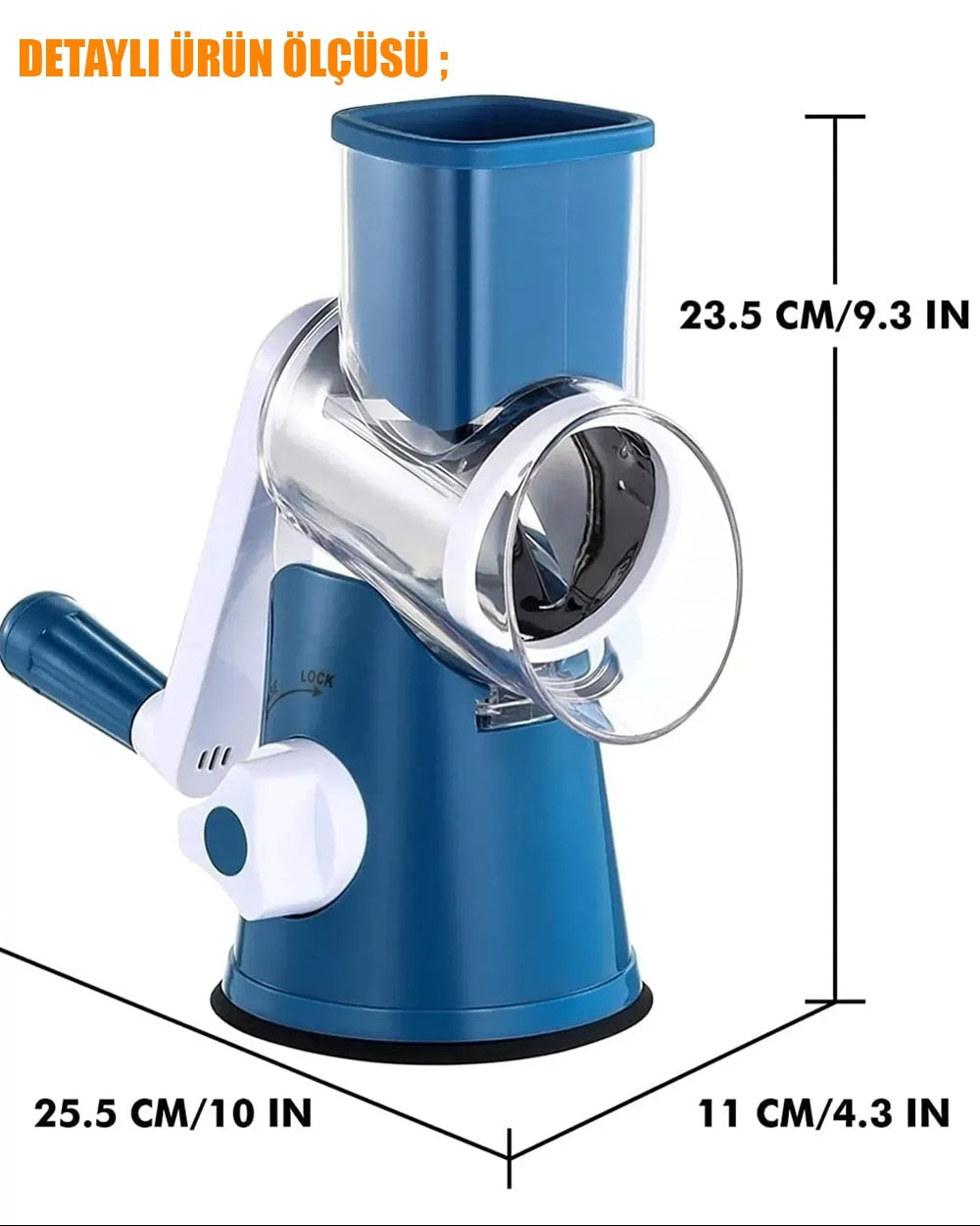 🔥 Premium Stainless Steel 3 in 1 Vegetable Cutter & Slicer