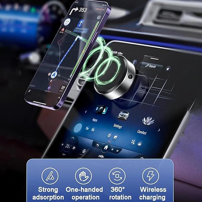 Multifunctional Foldable Retractable Vacuum Double-sided Magnetic Mobile Phone Holder