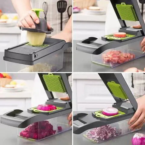 💎 8-in-1 Ultimate Vegetable Chopper & Slicer 🍆🔪 – 50% OFF! 🎉