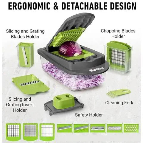 💎 8-in-1 Ultimate Vegetable Chopper & Slicer 🍆🔪 – 50% OFF! 🎉