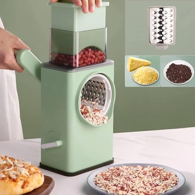 🔥 Premium Stainless Steel 3 in 1 Vegetable Cutter & Slicer