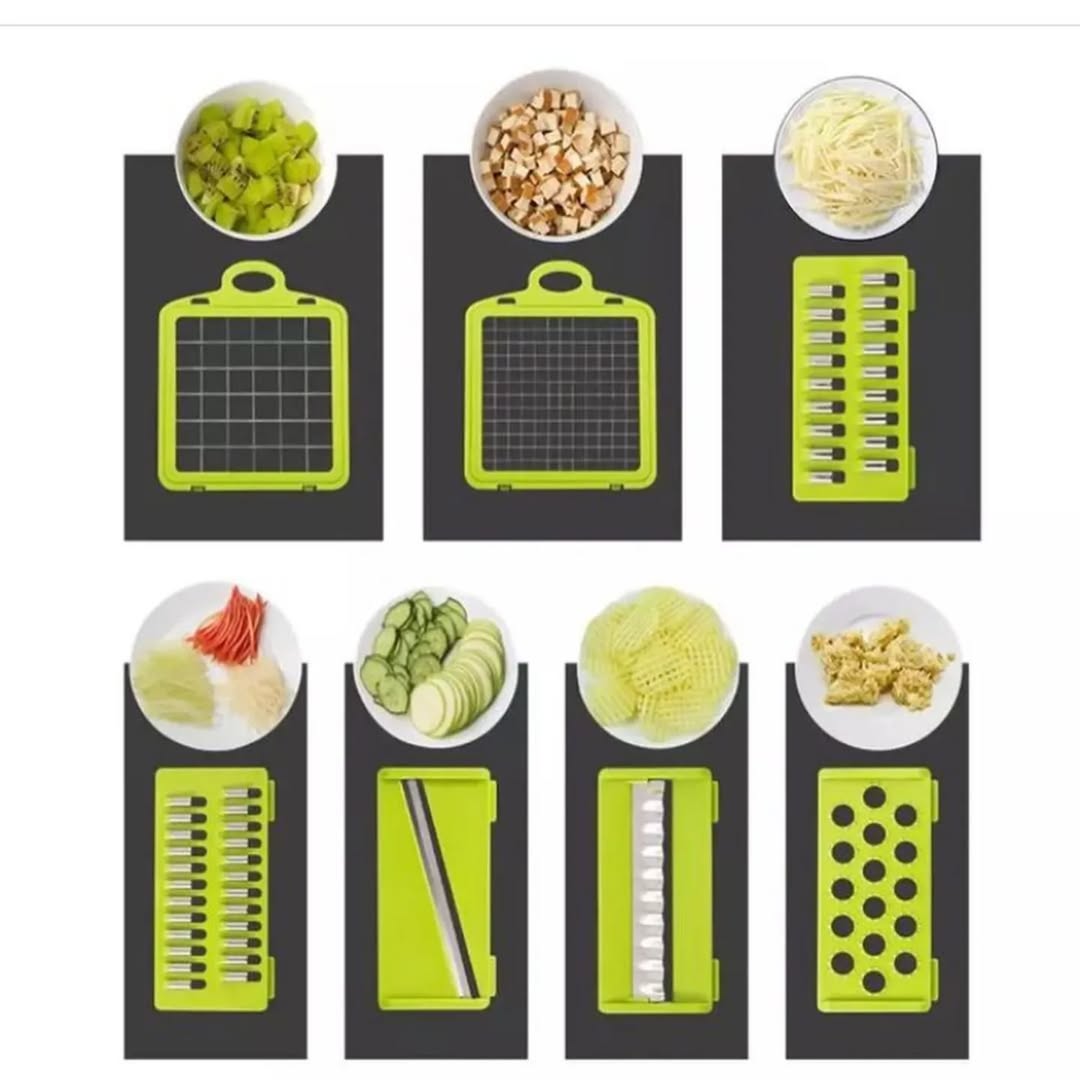 💎 8-in-1 Ultimate Vegetable Chopper & Slicer 🍆🔪 – 50% OFF! 🎉