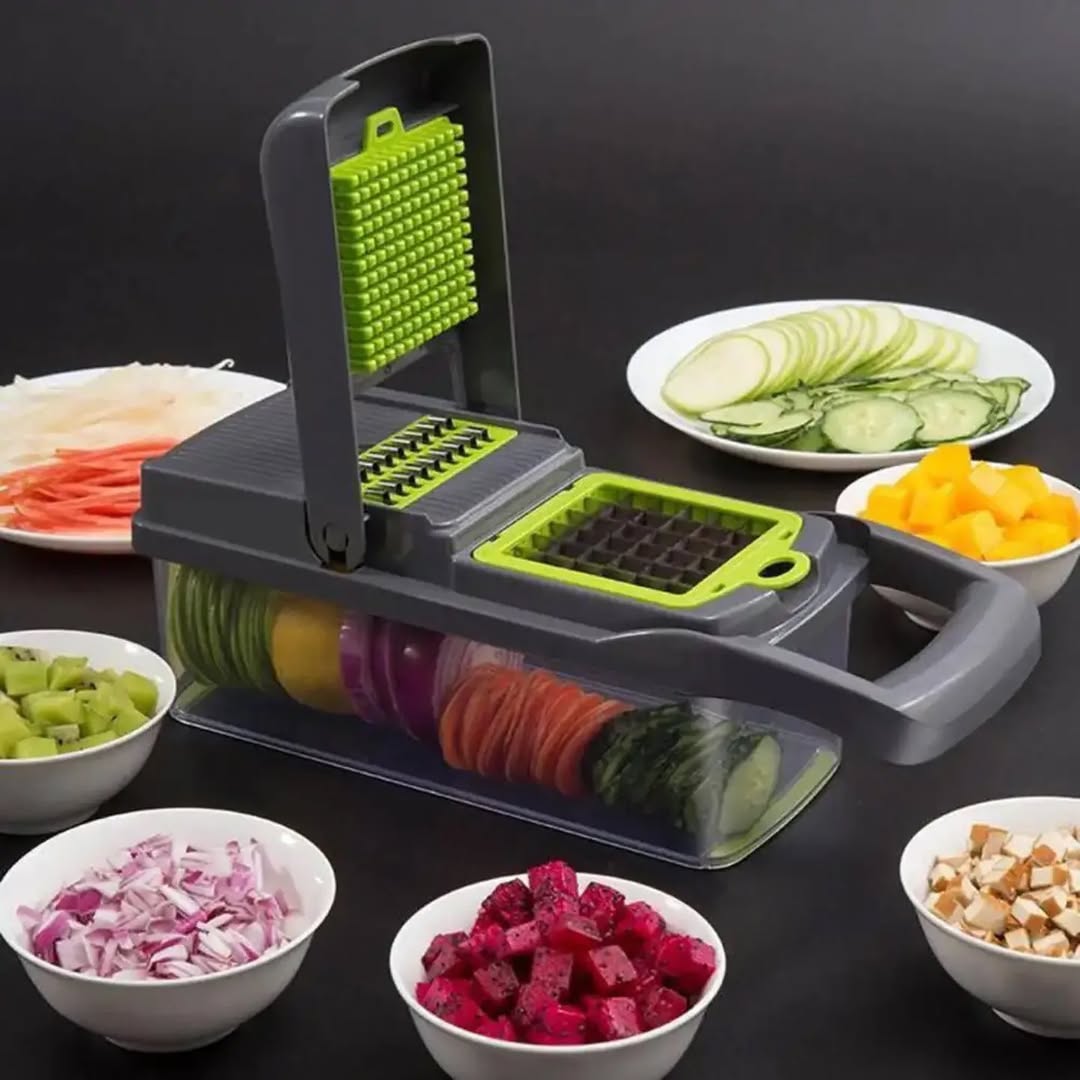 💎 8-in-1 Ultimate Vegetable Chopper & Slicer 🍆🔪 – 50% OFF! 🎉