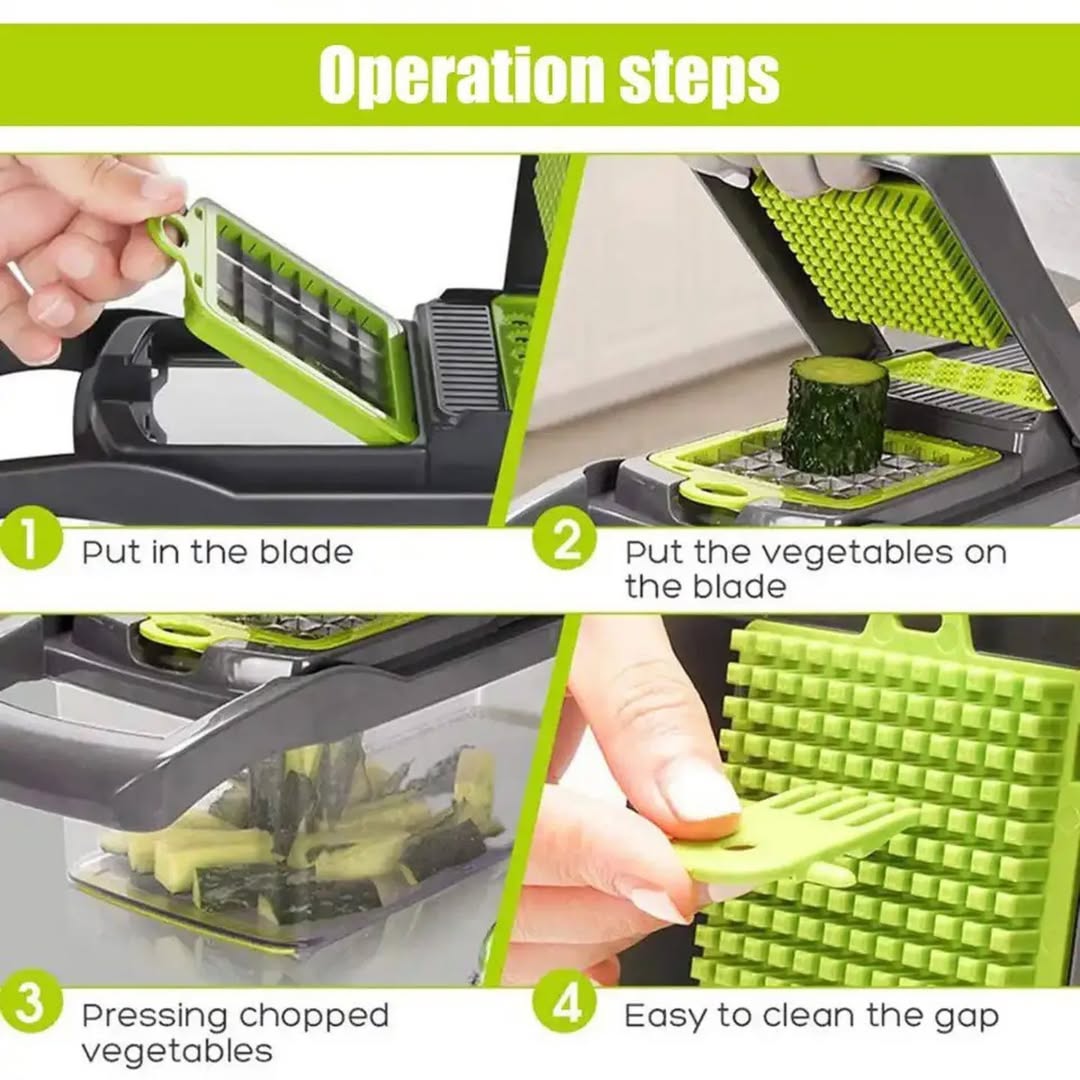 💎 8-in-1 Ultimate Vegetable Chopper & Slicer 🍆🔪 – 50% OFF! 🎉